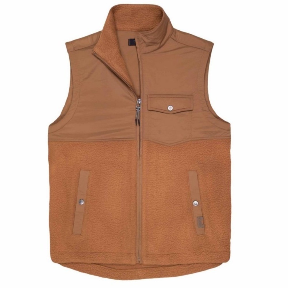 Dakota Grizzly Men's Coyote Cumberland D1504 Full Zip Vest - Size XL